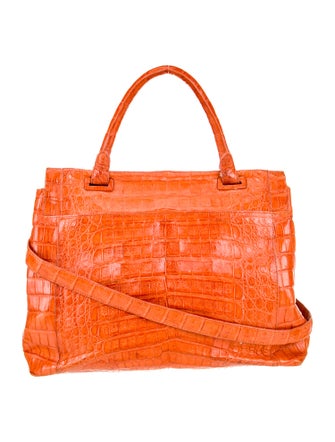Nancy Gonzalez Crocodile Top Handle Bag