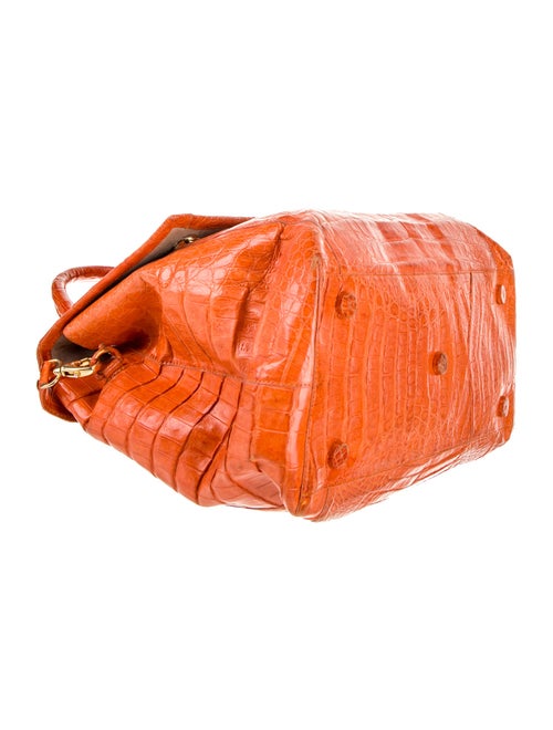 Nancy Gonzalez Crocodile Top Handle Bag