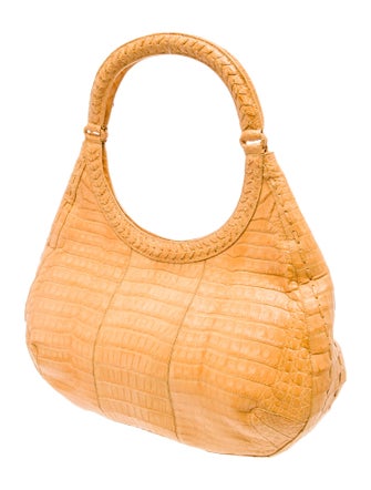 Nancy Gonzalez Caiman Top Handle Bag