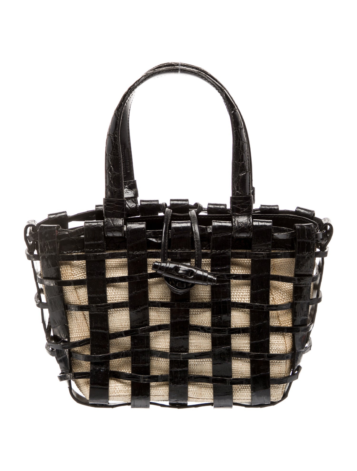 Nancy Gonzalez Caiman Top Handle Bag