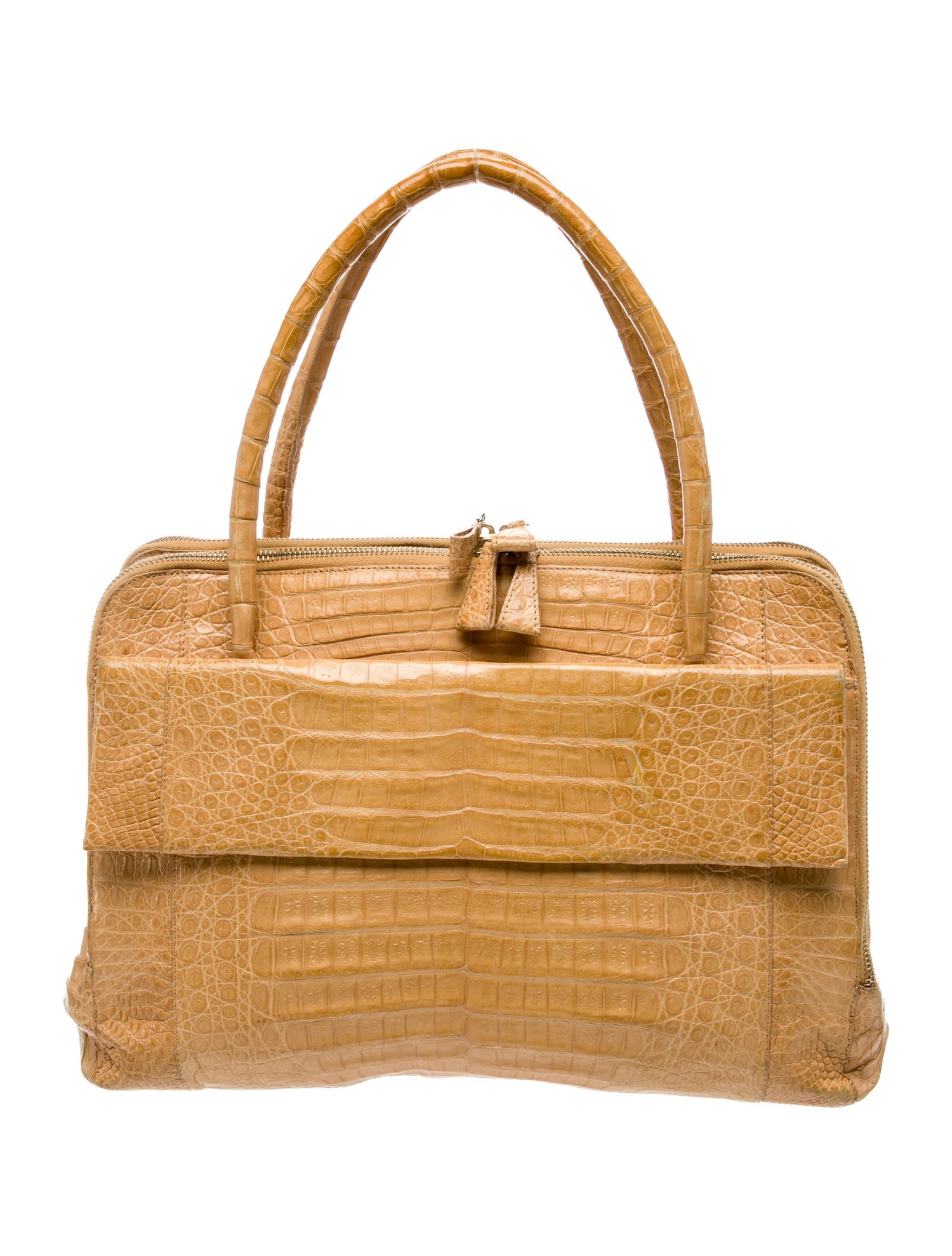 Nancy Gonzalez Caiman Top Handle Bag