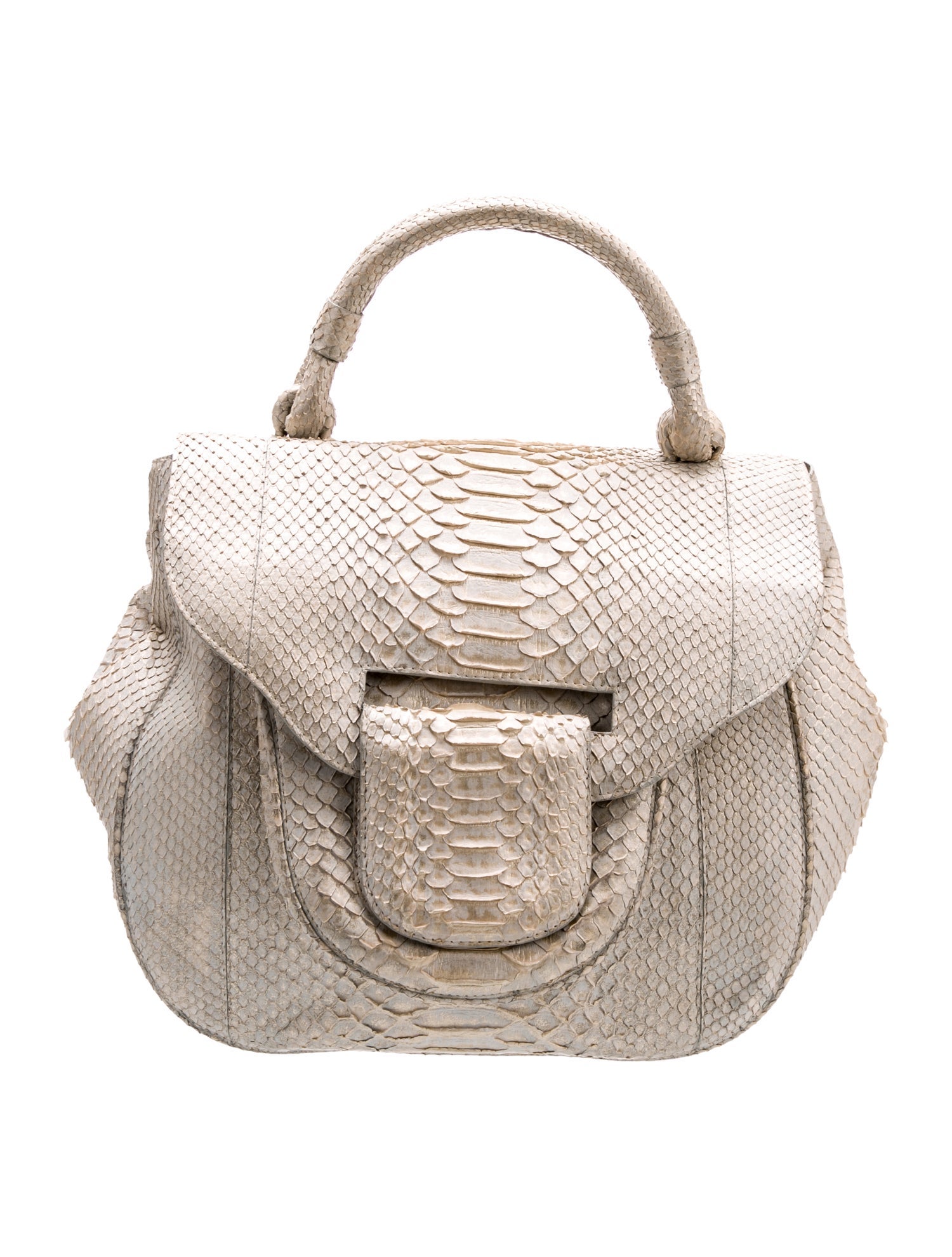 Nancy Gonzalez Python Top Handle Bag
