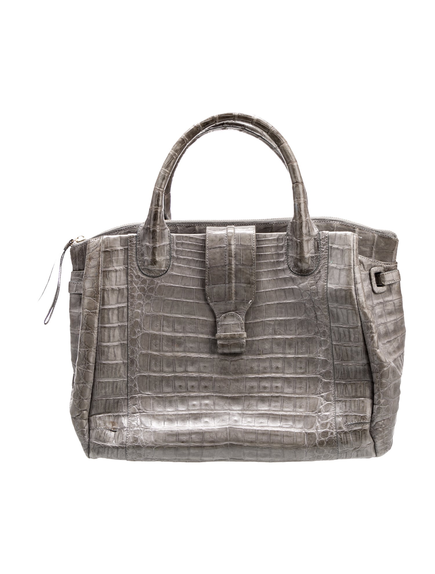 Nancy Gonzalez Crocodile Top Handle Bag