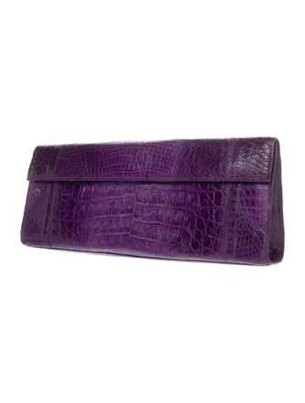 Nancy Gonzalez Crocodile Clutch