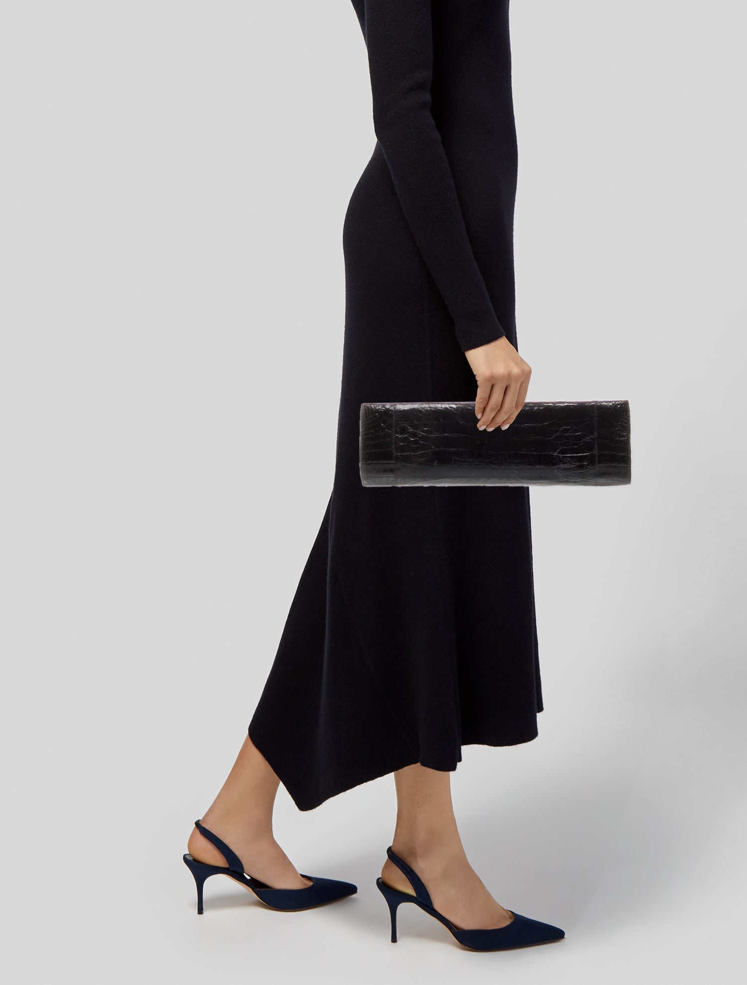 Nancy Gonzalez Leather Clutch