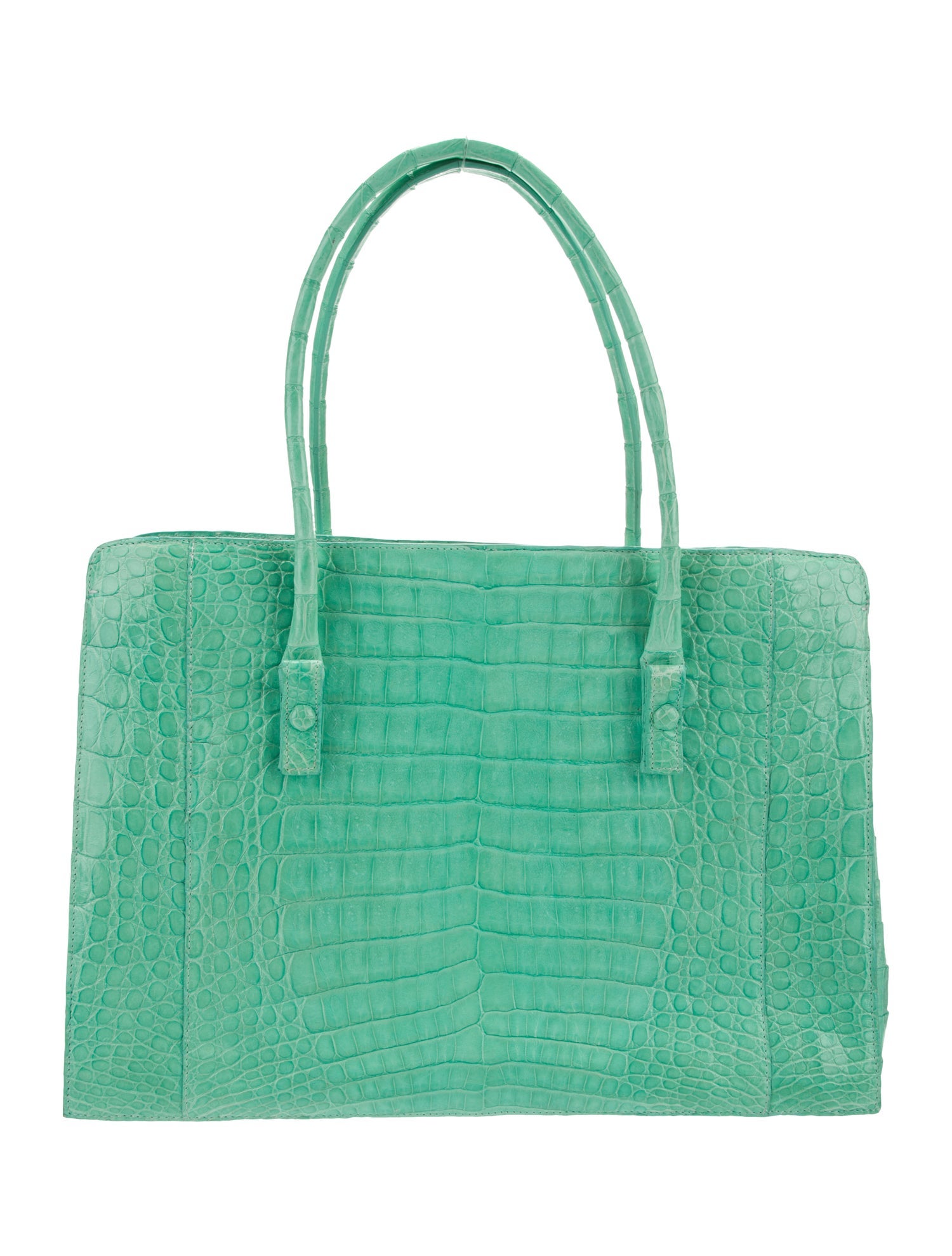 Nancy Gonzalez Crocodile Top Handle Bag