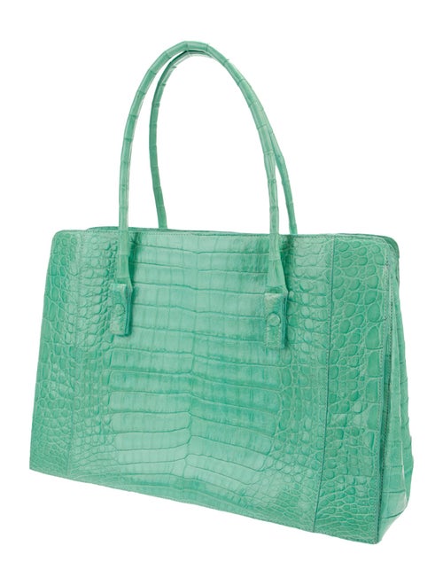 Nancy Gonzalez Crocodile Top Handle Bag