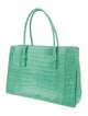 Nancy Gonzalez Crocodile Top Handle Bag