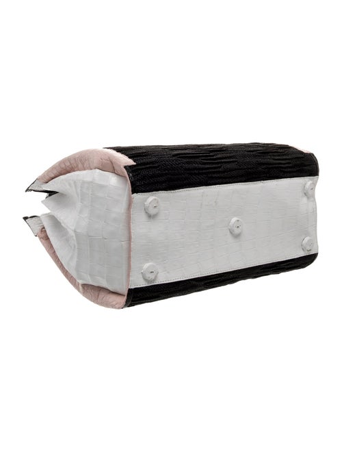 Nancy Gonzalez Tweed Top Handle Bag