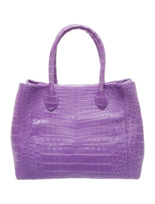 Nancy Gonzalez Crocodile Top Handle Bag