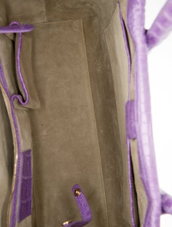 Nancy Gonzalez Crocodile Top Handle Bag