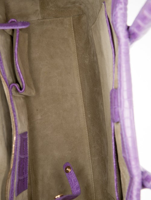 Nancy Gonzalez Crocodile Top Handle Bag