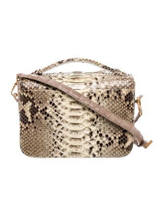Nancy Gonzalez Snakeskin Crossbody Bag