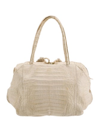 Nancy Gonzalez Crocodile Evening Bag