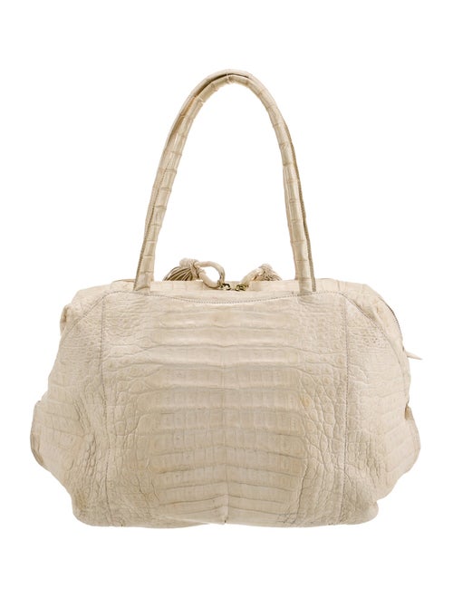 Nancy Gonzalez Crocodile Evening Bag