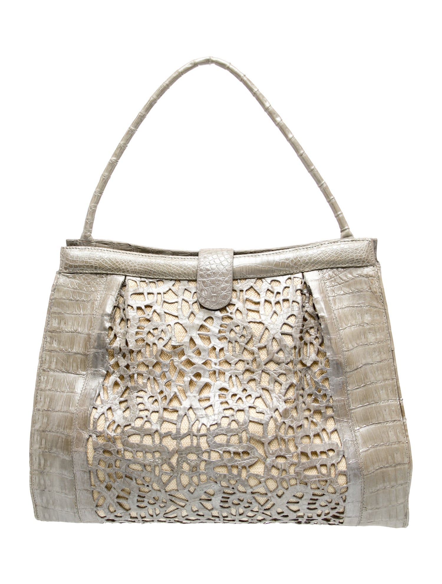 Nancy Gonzalez Crocodile Shoulder Bag