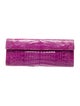 Nancy Gonzalez Embossed Leather Clutch