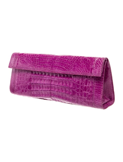 Nancy Gonzalez Embossed Leather Clutch