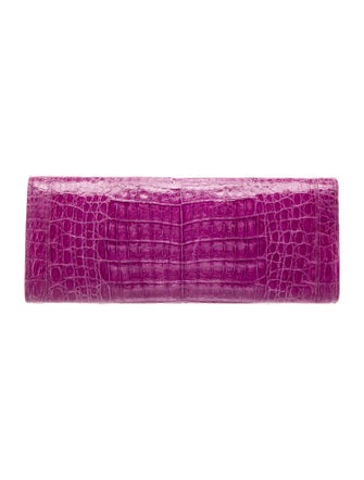 Nancy Gonzalez Embossed Leather Clutch