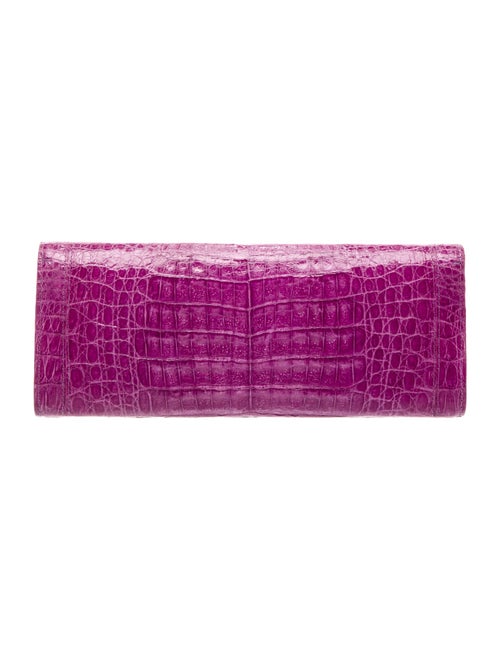Nancy Gonzalez Embossed Leather Clutch