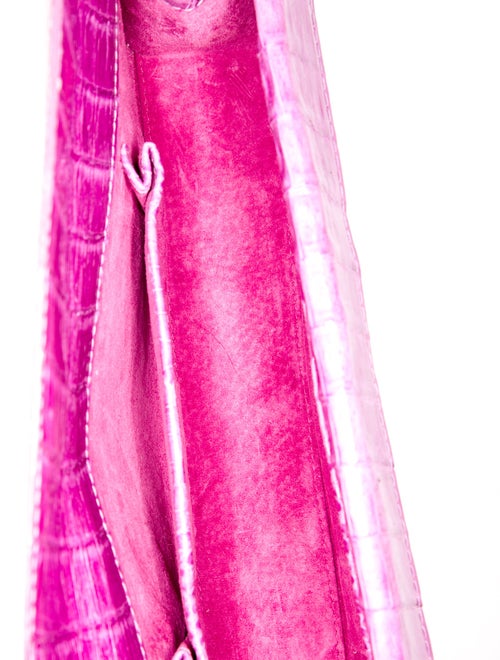 Nancy Gonzalez Embossed Leather Clutch