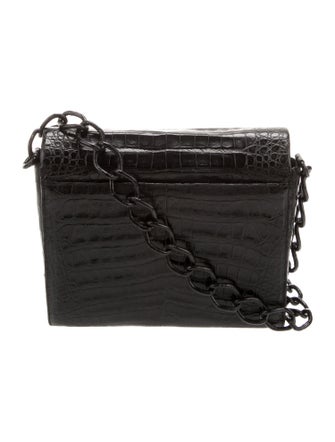 Nancy Gonzalez Crocodile Messenger Bag