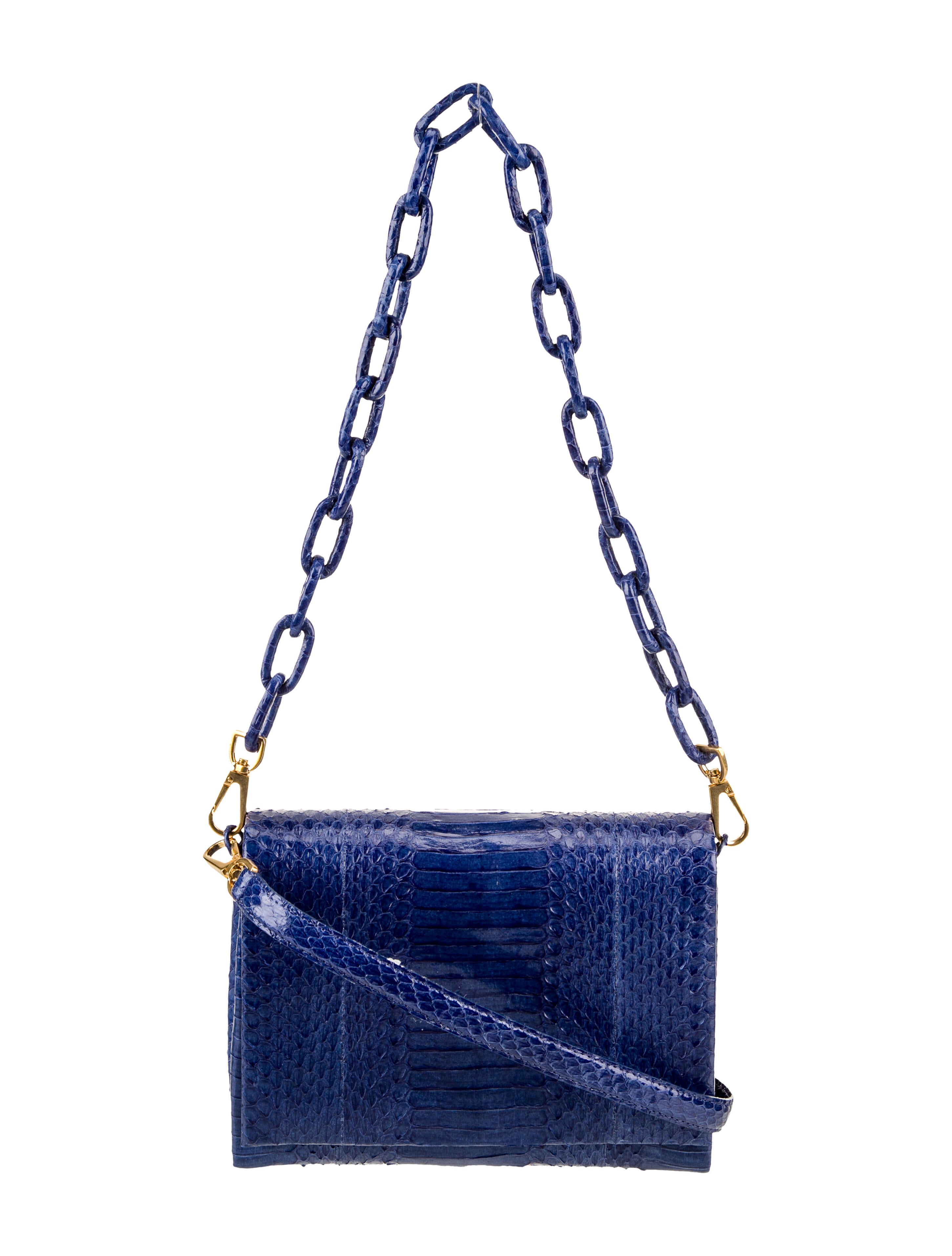 Nancy Gonzalez Python Shoulder Bag