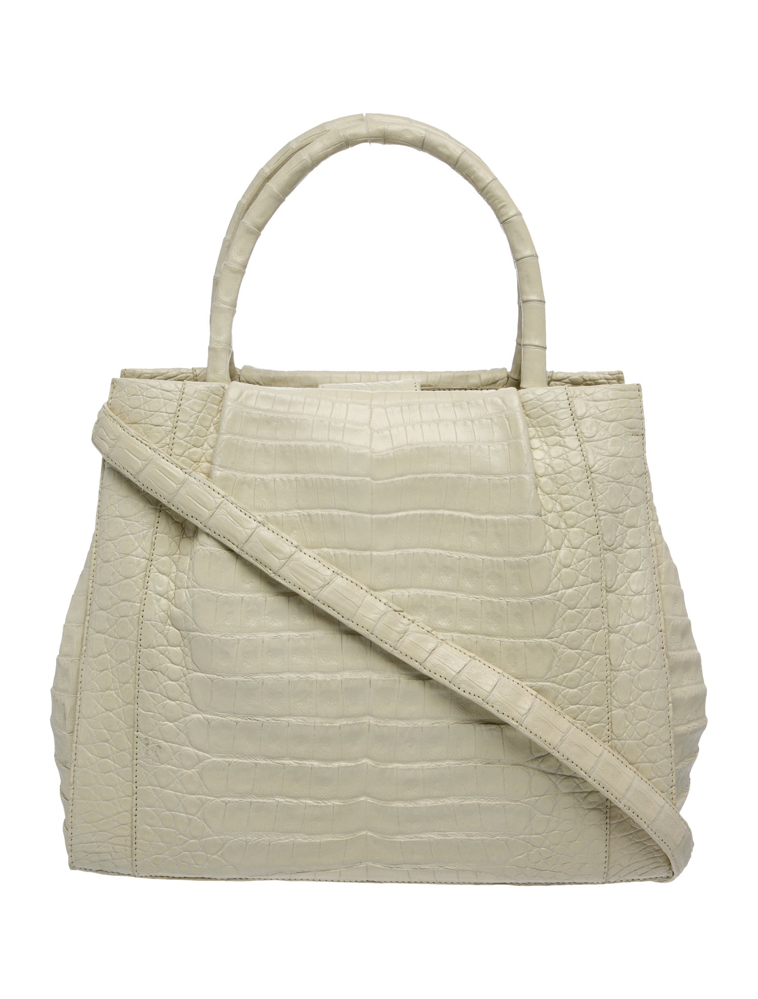 Nancy Gonzalez Crocodile Top Handle Bag