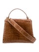 Nancy Gonzalez Crocodile Top Handle Bag