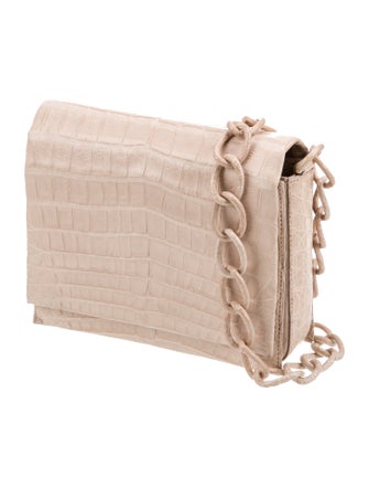 Nancy Gonzalez Crocodile Clutch
