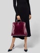 Nancy Gonzalez Crocodile Top Handle Bag