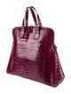 Nancy Gonzalez Crocodile Top Handle Bag