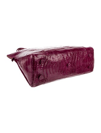 Nancy Gonzalez Crocodile Top Handle Bag