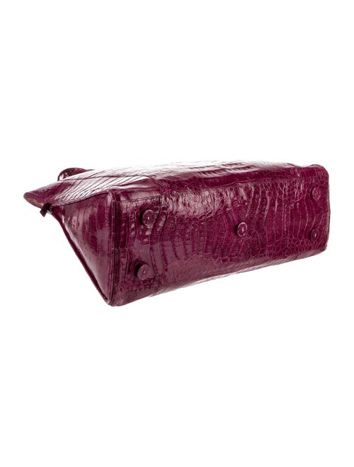 Nancy Gonzalez Crocodile Top Handle Bag