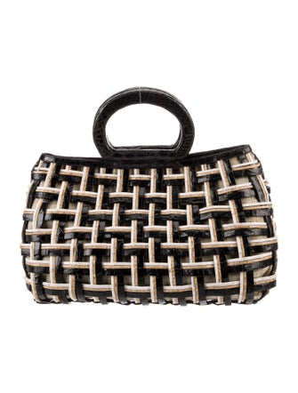 Nancy Gonzalez Crocodile Top Handle Bag