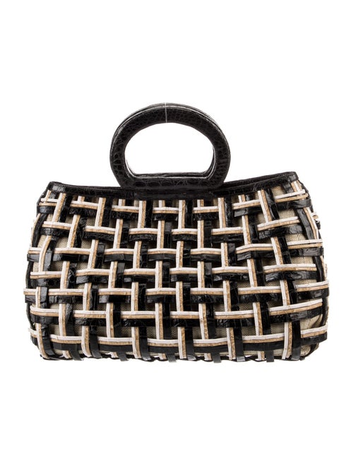 Nancy Gonzalez Crocodile Top Handle Bag