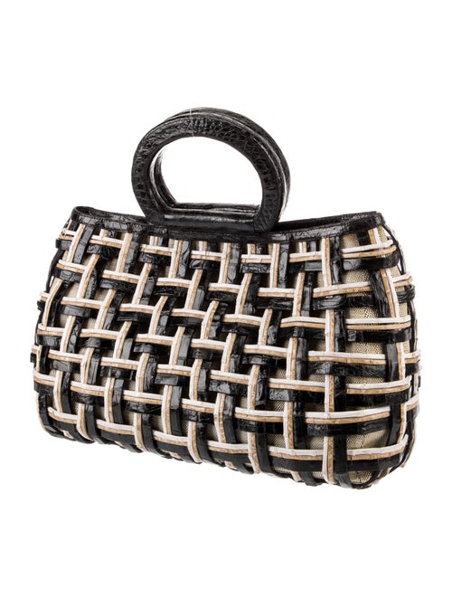 Nancy Gonzalez Crocodile Top Handle Bag