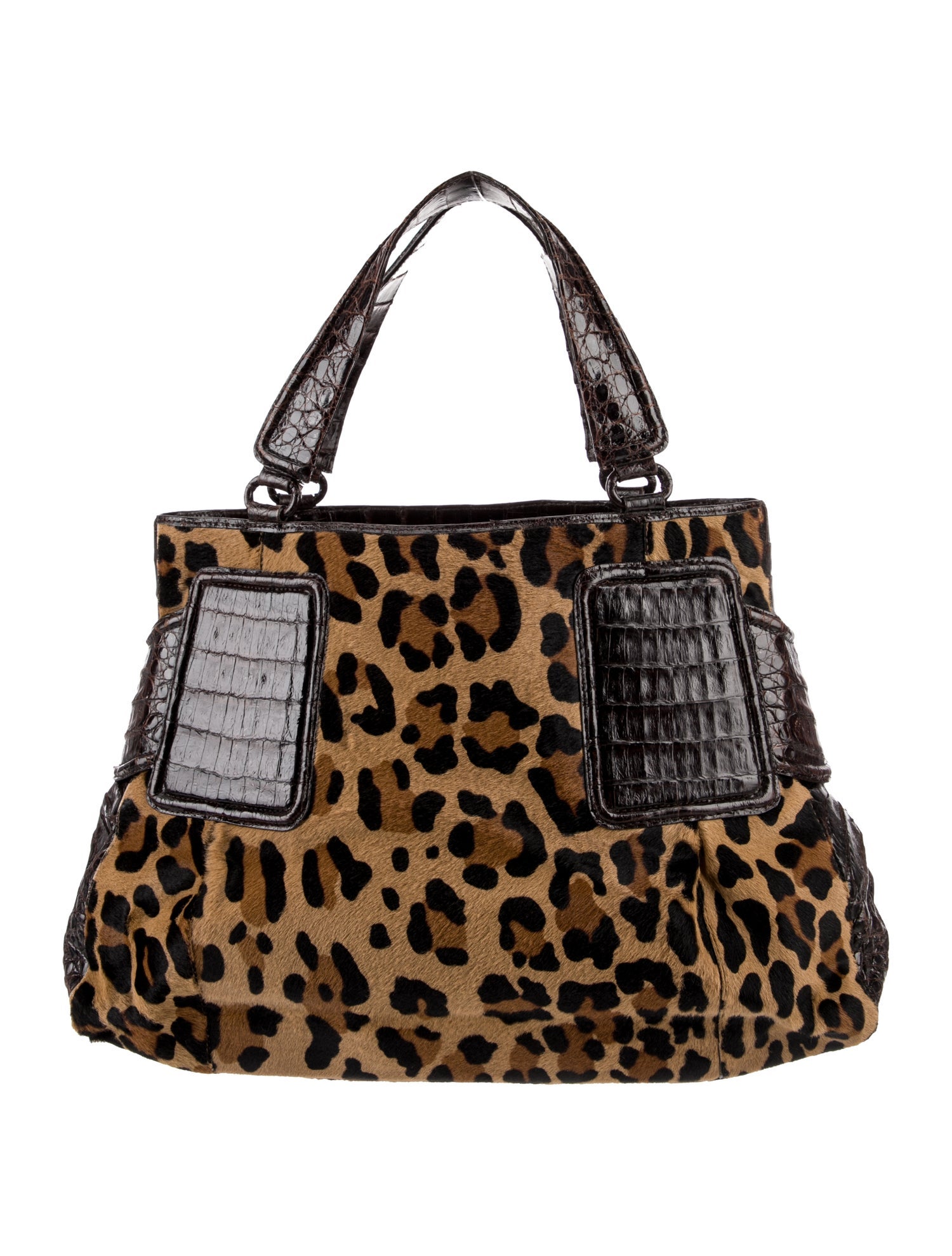 Nancy Gonzalez Ponyhair Top Handle Bag