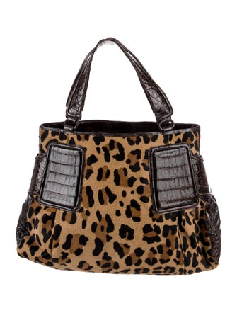 Nancy Gonzalez Ponyhair Top Handle Bag