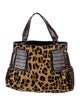 Nancy Gonzalez Ponyhair Top Handle Bag