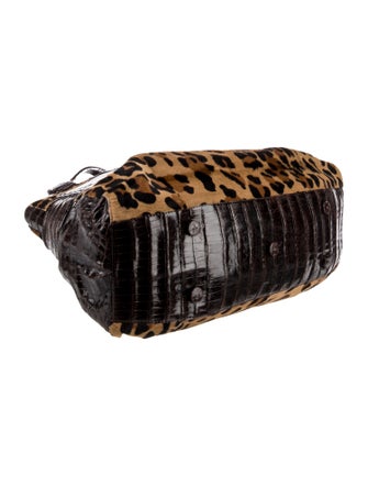 Nancy Gonzalez Ponyhair Top Handle Bag