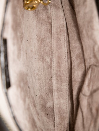 Nancy Gonzalez Embossed Leather Messenger Bag