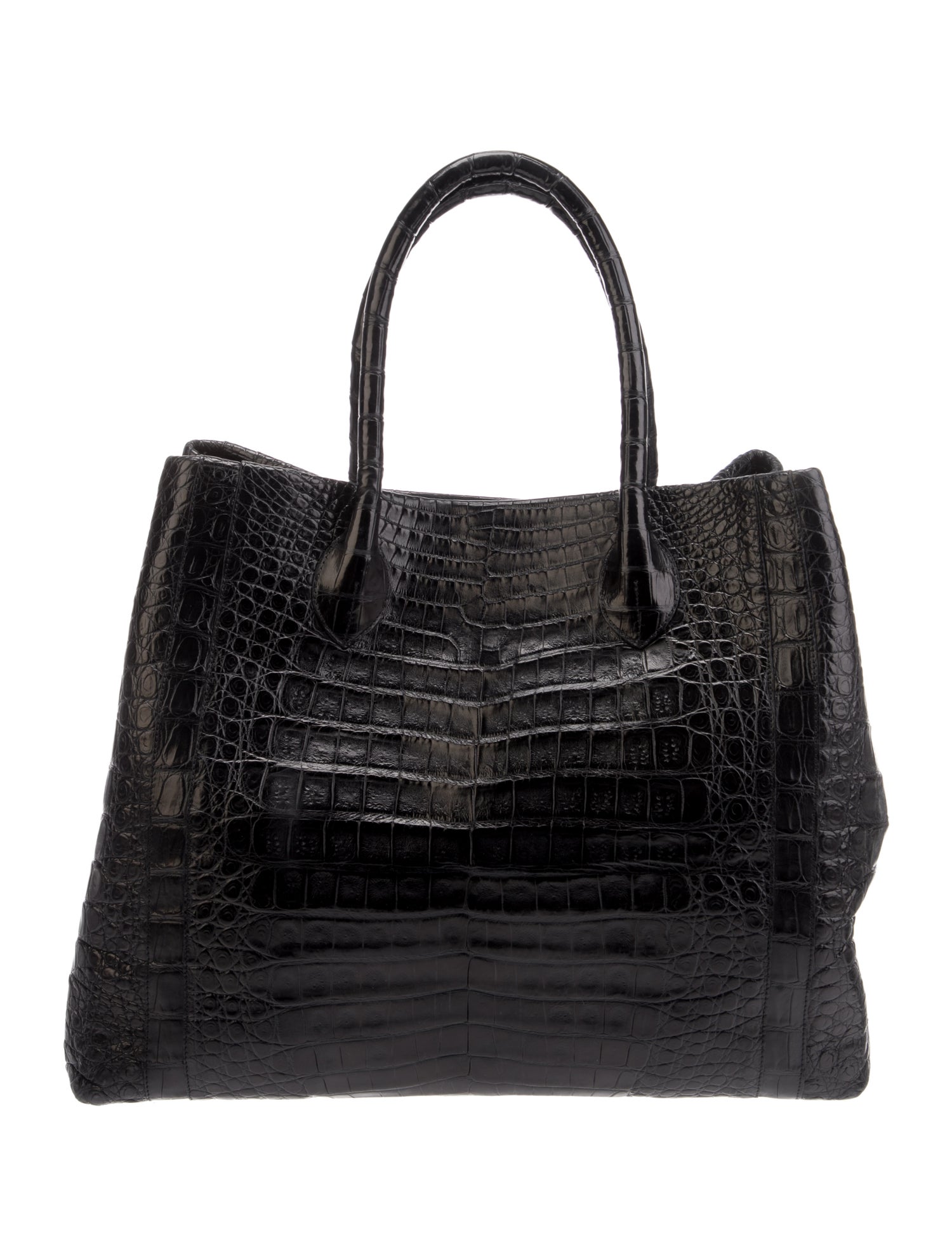 Nancy Gonzalez Embossed Leather Tote