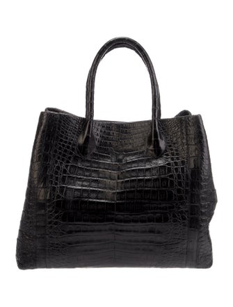 Nancy Gonzalez Embossed Leather Tote