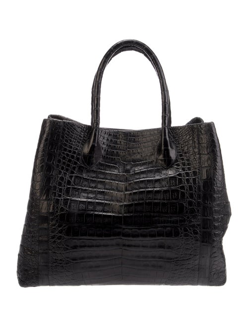 Nancy Gonzalez Embossed Leather Tote