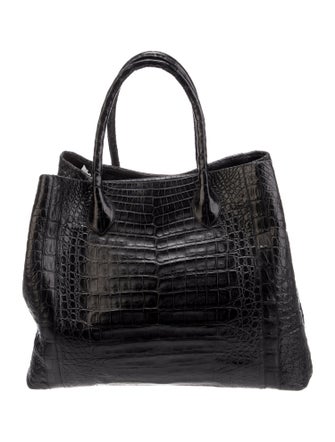 Nancy Gonzalez Embossed Leather Tote