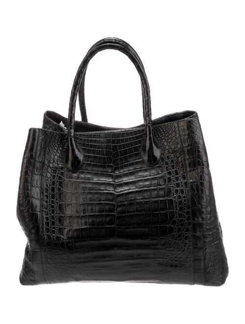 Nancy Gonzalez Embossed Leather Tote