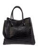 Nancy Gonzalez Embossed Leather Tote