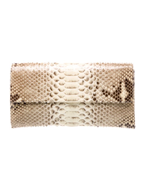 Nancy Gonzalez Snakeskin Clutch