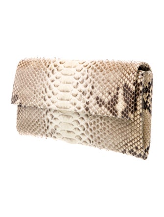 Nancy Gonzalez Snakeskin Clutch